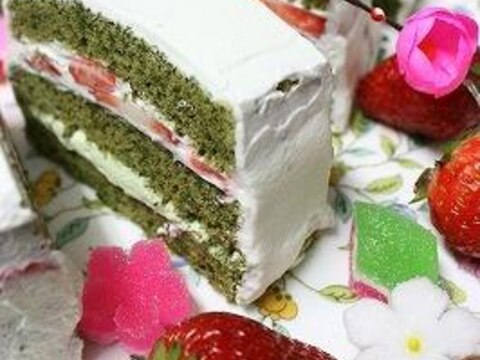 ロールケーキの生地で2種類のケーキを作っちゃおう♪